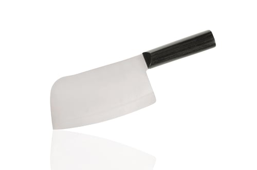 Preview: Meat cleaver knife isolated
