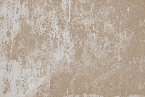 Preview: Painted Brown Grungy Concrete Background Texture. Abstract Wallpaper, Shabby Aged Stone Wall