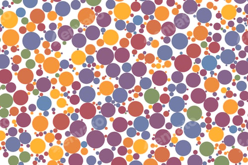 Preview: Colorful dots on a white background - perfect for cool wallpapers