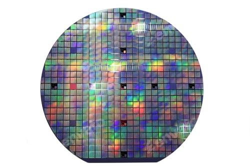 Preview: silicon disk with chips