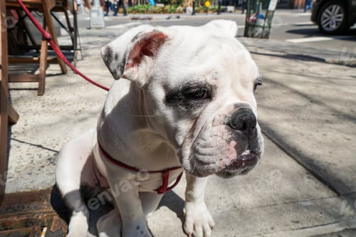 Preview: Closeup of female English bulldog