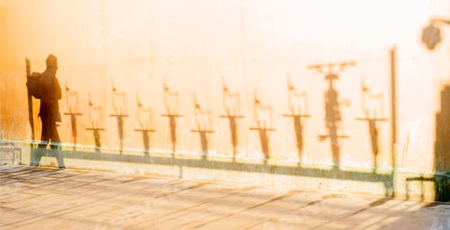 Preview: Shadows on wall, Oslo, Norway