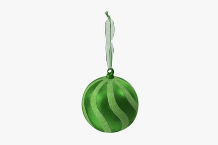 Preview: Green Swirl Ornament