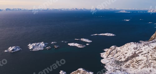 Preview: Lofoten Island surrounds by Nordic sea