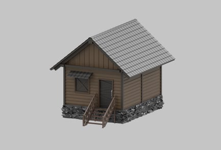Preview: Small Wooden Cabin