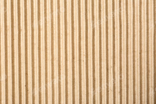Preview: Corrugated cardboard surface as background, top view. Recyclable material