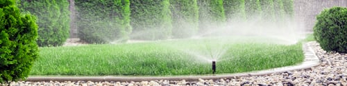 Preview: Sprinklers watering lawn