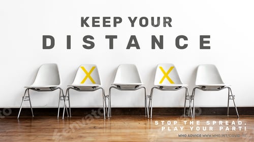 Preview: Keep Your Distance Advice With Chairs and X