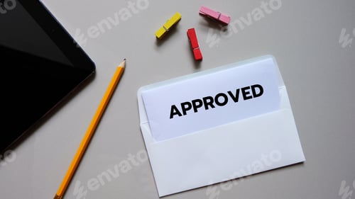 Preview: Approved Letter in White Envelope.