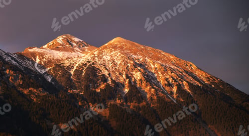 Preview: Sunset in the mountains