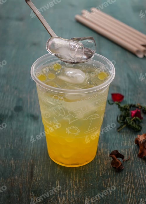 Preview: Mango Bubble Tea
