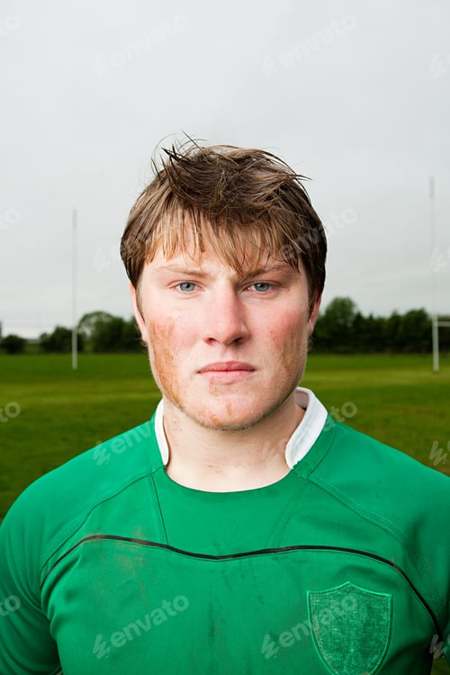 Preview: Portrait of a rugby player