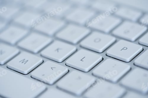 Preview: Keyboard of laptop closeup