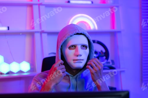 Preview: This is the face of a hacker who is knowledgeable with operating systems and other programs.