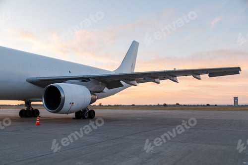 Preview: Plane wing and engine