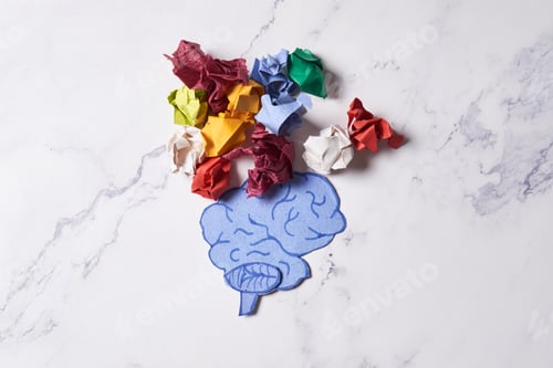 Preview: Anxiety and mental health, representation of disorder and chaos in the mind.