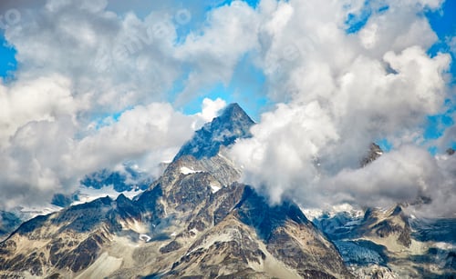 Preview: Landscape of Matterhorn mountain, swiss Alps