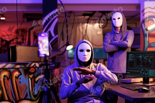 Preview: Anonymous hackers recording ransom scam