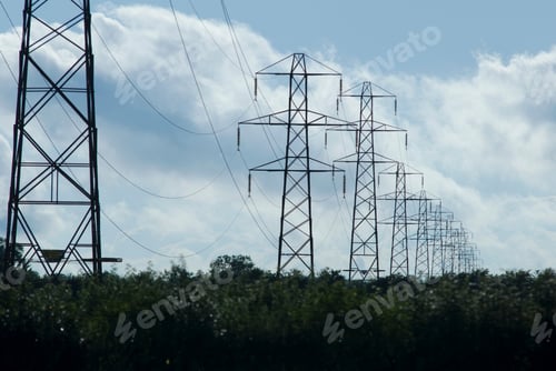 Preview: Pylons in field
