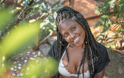 Preview: Beautiful young African American woman