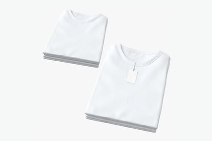 Preview: Stacked Female Crew Neck Tee, White