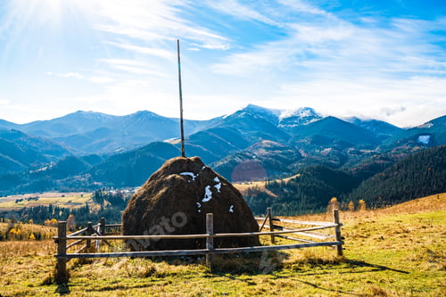 Preview: Wonderful nature of the Carpathians depicted in the hills, forests, meadows and extraordinary sky