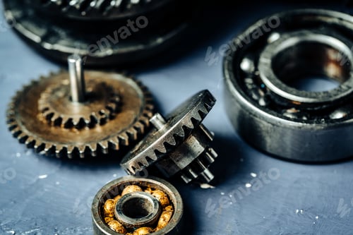 Preview: Gears from an old industrial machine