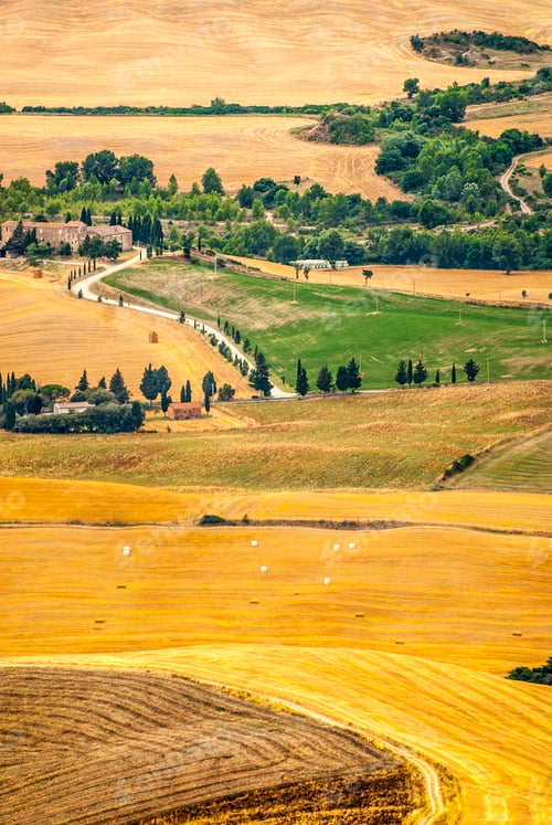 Preview: Landscape in Val d'Orcia (Tuscany)