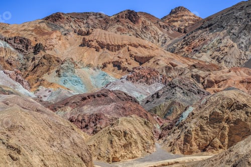 Preview: The Slopes Of Artists Palette In Death Valley National Park, California