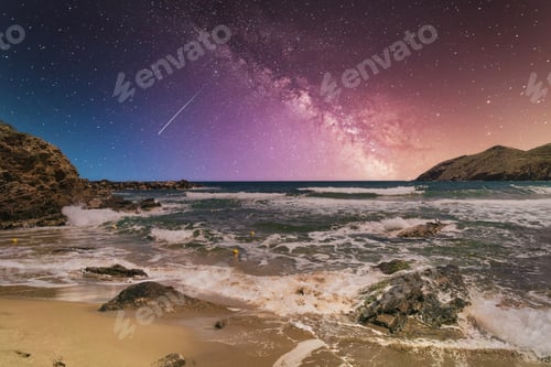 Preview: Impact of climate changes on ocean weather patterns under a starlit sky