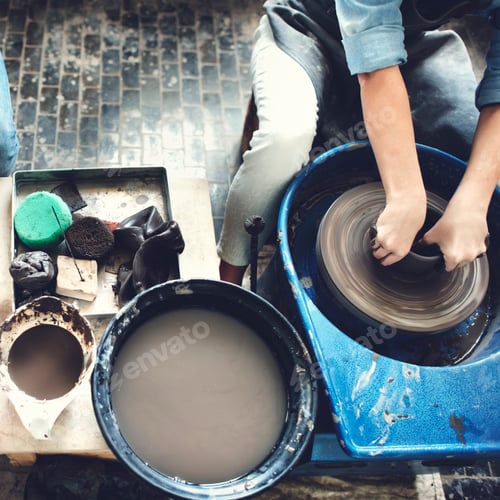 Preview: Pottery Jar Jug Mud Workshop Molding Ceramic Concept