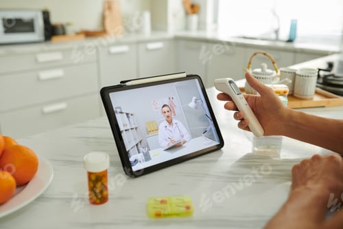 Preview: Man Using Telemedicine Service