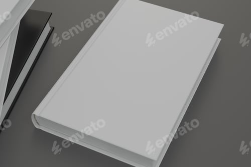 Preview: book, mockup, cover, textbook, realistic