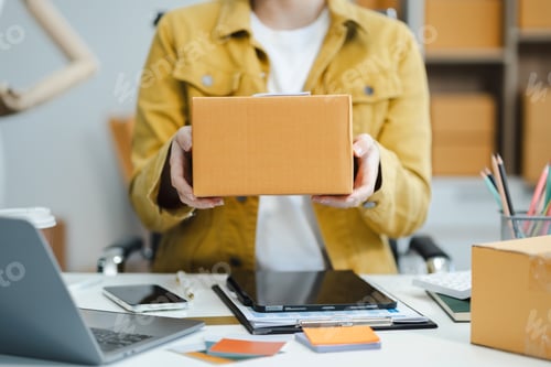 Preview: Freelance job home business, women online seller.