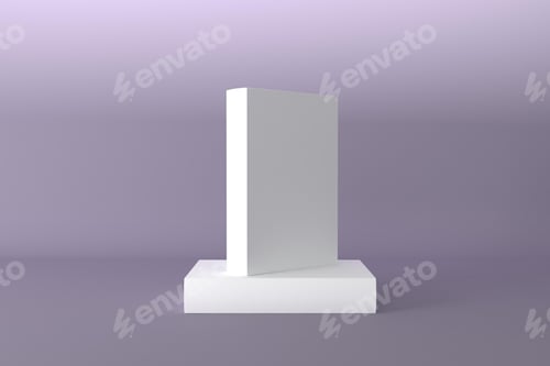 Preview: book, mockup, cover, textbook, realistic