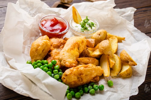 Preview: Fish and chips dish