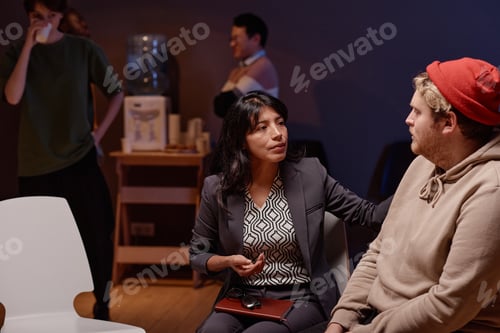 Preview: Talking To Man During Break
