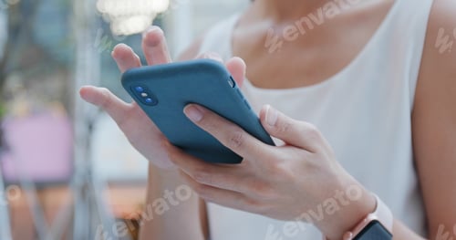 Preview: Woman use of mobile phone
