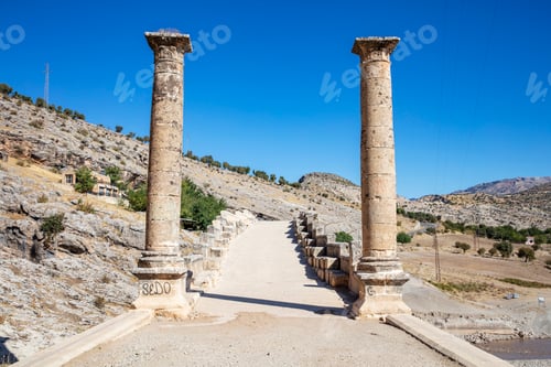 Preview: The historical Cendere(Severan)bridge is in the city of Adiyaman.