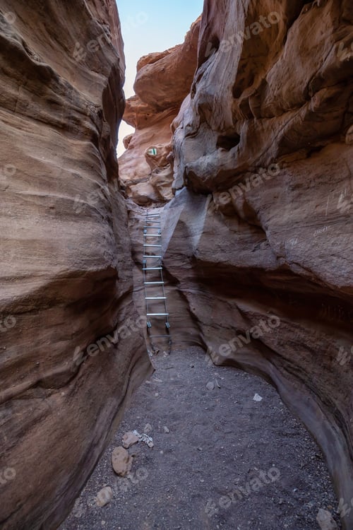 Preview: Landscape view of the Red Canyon in Eilat, Israel