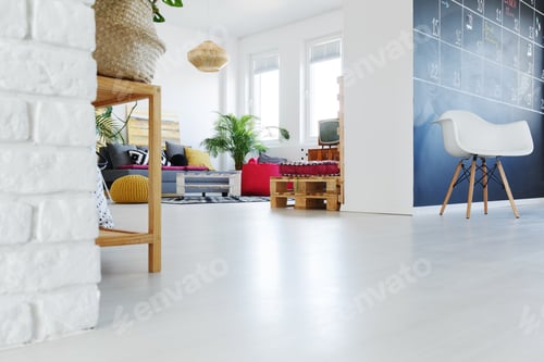Preview: Designer interior with living room