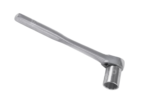 Preview: Ratchet spanner. Isolated on white background