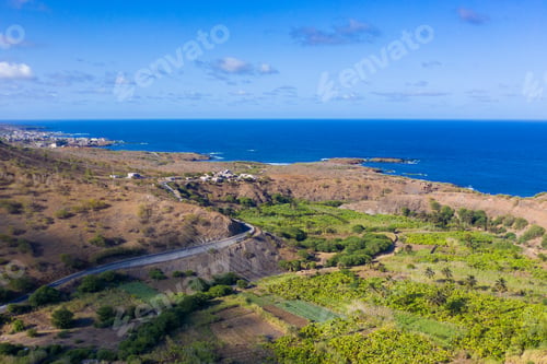 Preview: Coconut and sugar canne plantation near Calheta Sao Miguel in S