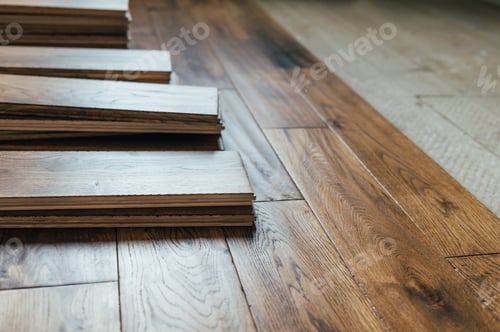 Preview: Solid oak wood flooring