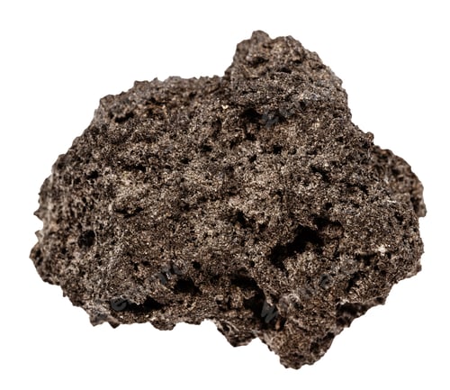 Preview: uncut pumice mineral isolated on white