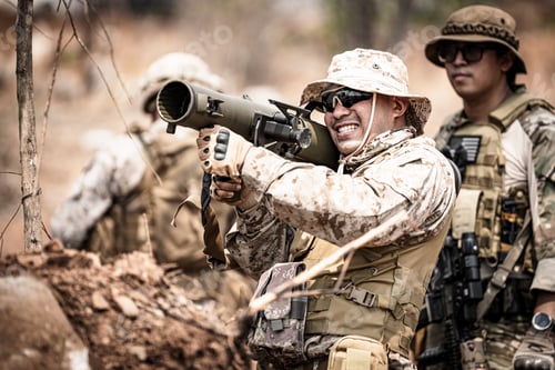Preview: US marines in the mountains during the military operation