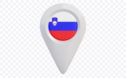 Preview: Slovenia Location Pin