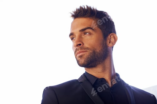Preview: Stylishly confident. Cropped shot of a handsome and confident young man.