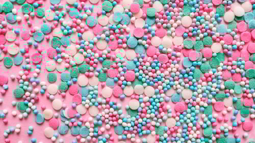 Preview: Colorful Sprinkles Background for Celebration or Decoration