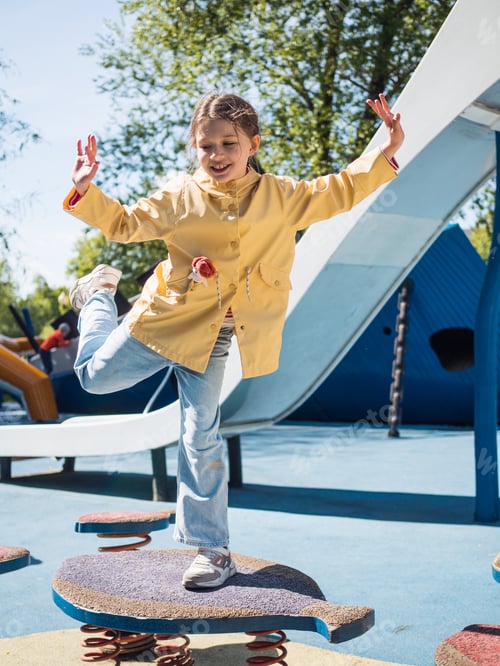 Preview: Girl on play ground